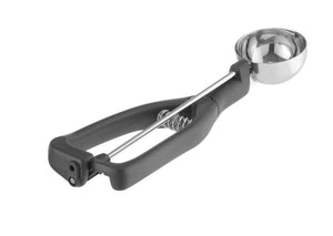 Portioneerlepel voor linkshandigen, Stöckel, 1/40, Zwart, ⌀45mm