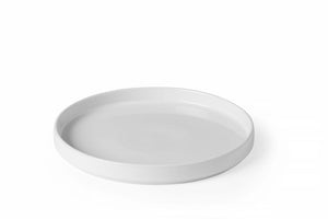 Bord met hoge rand Oslo, HENDI, Oslo, Wit, ⌀240x(H)26mm