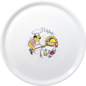 Pizzabord Traditional, HENDI, Wit, ⌀330mm