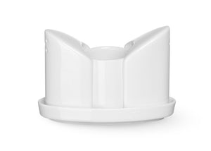 Zout- en peperstel met tandenstokershouder, HENDI, 125x54x(H)90mm
