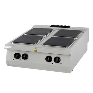 Premium Kookplaat - 4 Pitten - Dubbel - 90 cm Diep - Elektrisch