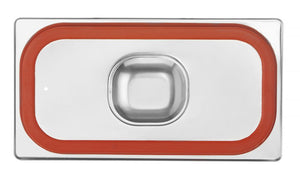 Deksel voor GN containers met siliconenrand, HENDI, Profi Line, GN 1/3, 325x176mm