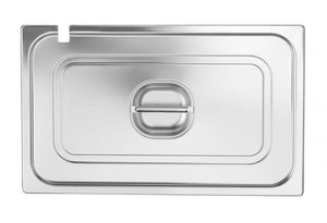 Deksel voor GN containers met lepeluitsparing, HENDI, Profi Line, GN 1/1, 530x325mm