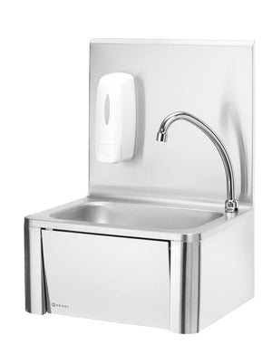 Wasbak - kraan met kniebediening, HENDI, 400x330x(H)560mm