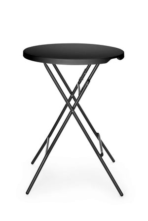Statafel, AmerBox, Zwart, ⌀800x(H)1100mm, Rond