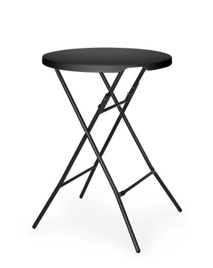 Statafel, AmerBox, Zwart, ⌀800x(H)1100mm, Rond