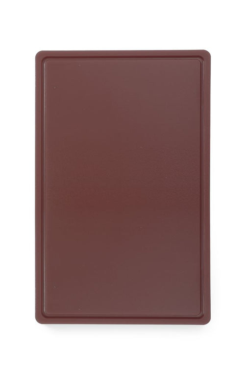 Snijplank HACCP Gastronorm 1/1, HENDI, GN 1/1, Bruin, 530x325mm, Rechthoekig