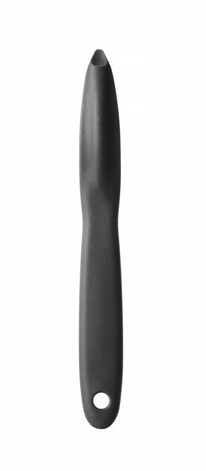 Dunschiller met gekarteld lemmet, HENDI, Zwart, (L)175mm