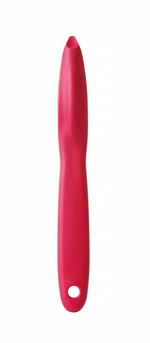 Dunschiller met gekarteld lemmet, HENDI, Rood, (L)175mm