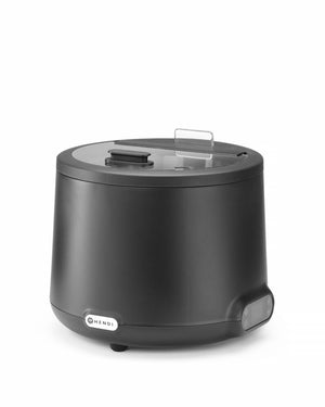 Soepketel UNIQ, HENDI, designed by Robert Bronwasser, 8L, Zwart, 230V/500W, ⌀365x(H)325mm