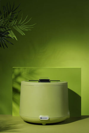 Soepketel UNIQ, HENDI, designed by Robert Bronwasser, 8L, Groen, 230V/500W, ⌀365x(H)325mm