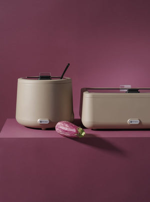Soepketel UNIQ, HENDI, designed by Robert Bronwasser, 8L, Beige, 230V/500W, ⌀365x(H)325mm
