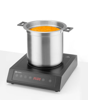 Soepketel zonder waterreservoir, 10L, HENDI, 10L, Zwart, 230V/450W, ⌀330x(H)398mm