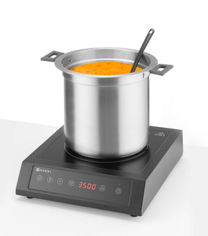 Soepketel zonder waterreservoir, 10L, HENDI, 10L, Zwart, 230V/450W, ⌀330x(H)398mm