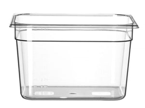 Container GN 1/2 polycarbonaat, HENDI, Profi Line, GN 1/2, 12,5L, Transparant, 325x265x(H)200mm