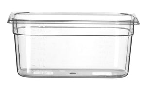 Container GN 1/3 polycarbonaat, HENDI, Profi Line, GN 1/3, 5,7L, Transparant, 325x176x(H)150mm