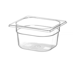 Container GN 1/6 polycarbonaat, HENDI, Profi Line, GN 1/6, 1,6L, Transparant, 176x162x(H)100mm