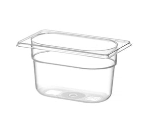 Container GN 1/9 polycarbonaat, HENDI, Profi Line, GN 1/9, 1L, Transparant, 176x108x(H)100mm