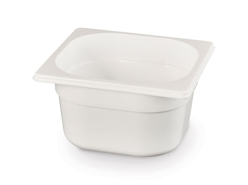 Container GN 1/6 wit polycarbonaat, HENDI, GN 1/6, 1,6L, Wit, 176x162x(H)100mm