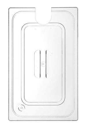Deksel voor GN containers met uitsparing voor sous vide stick, HENDI, GN 1/1, Transparant, 530x325mm