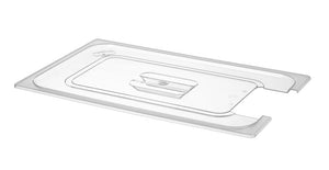 Deksel voor GN containers met uitsparing voor sous vide stick, HENDI, GN 1/1, Transparant, 530x325mm
