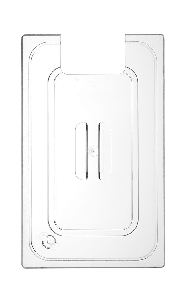 Deksel voor GN containers met uitsparing voor sous vide stick, HENDI, GN 1/1, Transparant, 530x325mm