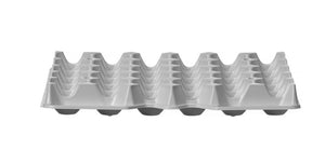 Set van 4 eierbakken voor HENDI OVOBOX 120 , HENDI, 291x288x(H)41mm, Rechthoekig