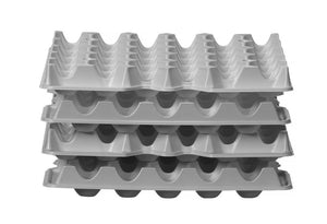 Set van 4 eierbakken voor HENDI OVOBOX 120 , HENDI, 291x288x(H)41mm, Rechthoekig