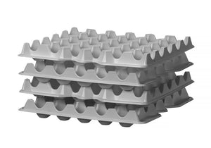 Set van 4 eierbakken voor HENDI OVOBOX 120 , HENDI, 291x288x(H)41mm, Rechthoekig