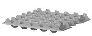 Set van 4 eierbakken voor HENDI OVOBOX 120 , HENDI, 291x288x(H)41mm, Rechthoekig
