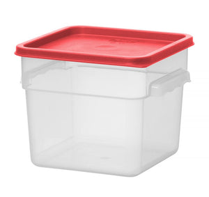 Voedselcontainer met schaalverdeling, HENDI, 5,7L, 235x235x(H)180mm