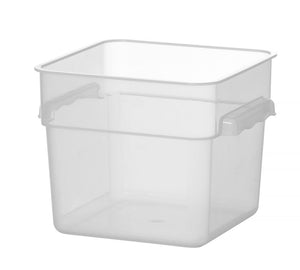 Voedselcontainer met schaalverdeling, HENDI, 5,7L, 235x235x(H)180mm
