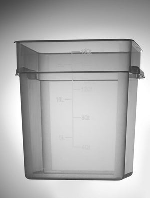 Voedselcontainer met schaalverdeling, HENDI, 17,2L, 290x290x(H)320mm