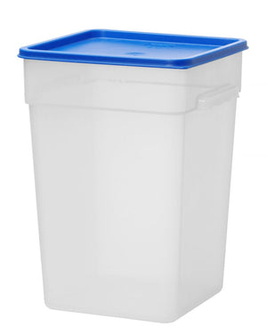 Voedselcontainer met schaalverdeling, HENDI, 20,8L, 290x290x(H)400mm