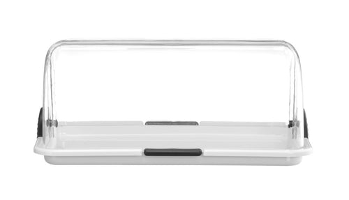 Rolltop display, HENDI, Wit, 465x315x(H)195mm, Rechthoekig