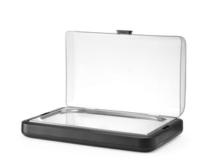 Koeldisplay UNIQ, HENDI, designed by Robert Bronwasser, GN 1/1, Zwart, 593x389x(H)147mm, Rechthoekig