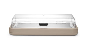 Koeldisplay UNIQ, HENDI, designed by Robert Bronwasser, GN 1/1, Beige, 593x389x(H)147mm, Rechthoekig