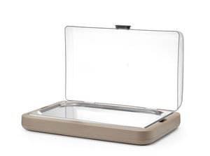 Koeldisplay UNIQ, HENDI, designed by Robert Bronwasser, GN 1/1, Beige, 593x389x(H)147mm, Rechthoekig