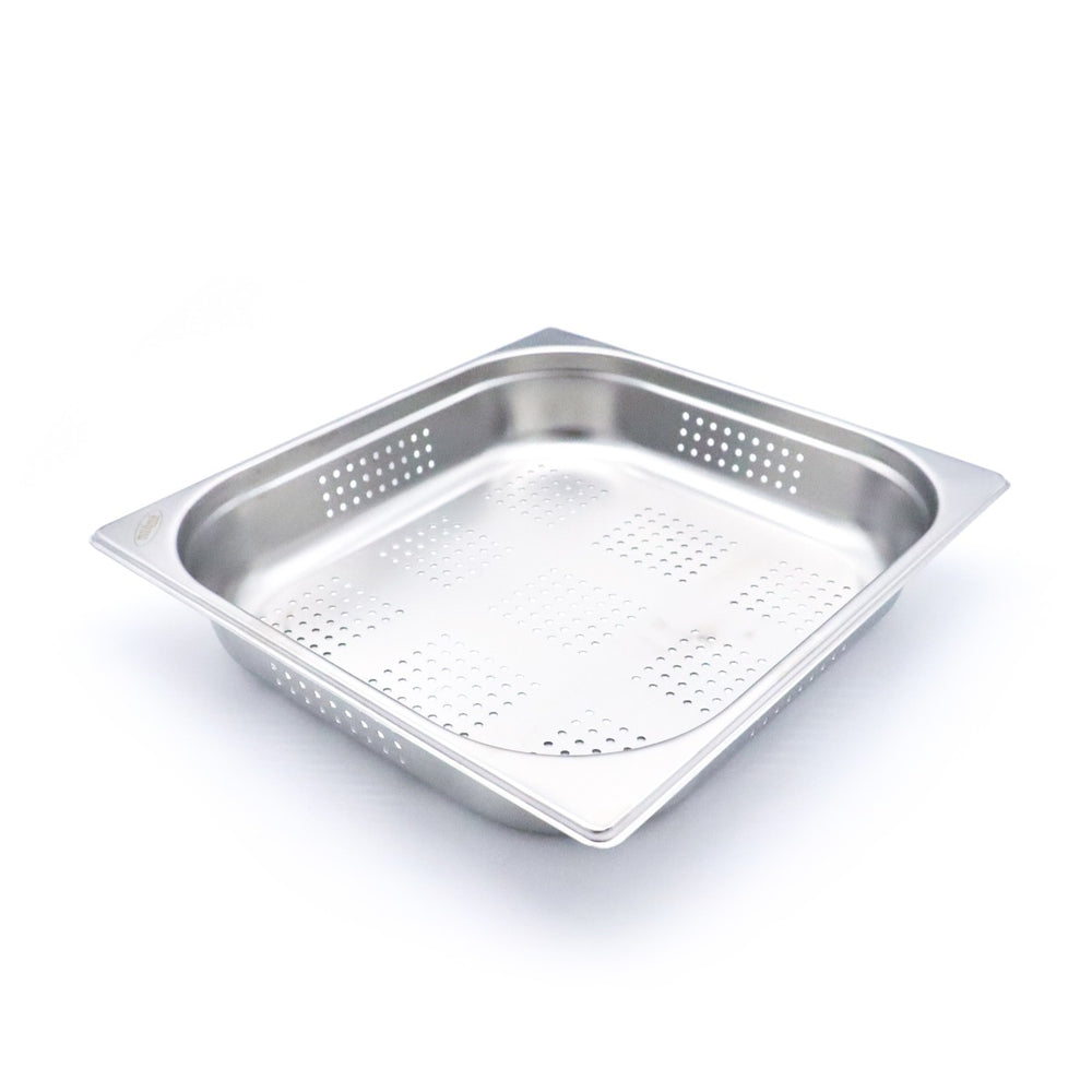 Gastronorm Bak - 2/3 GN - 6,5 cm Diep - RVS - Geperforeerd