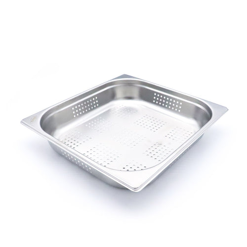 Gastronorm Bak - 2/3 GN - 6,5 cm Diep - RVS - Geperforeerd