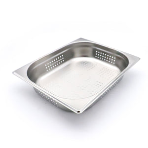 Gastronorm Bak - 1/2 GN - 6,5 cm Diep - RVS - Geperforeerd