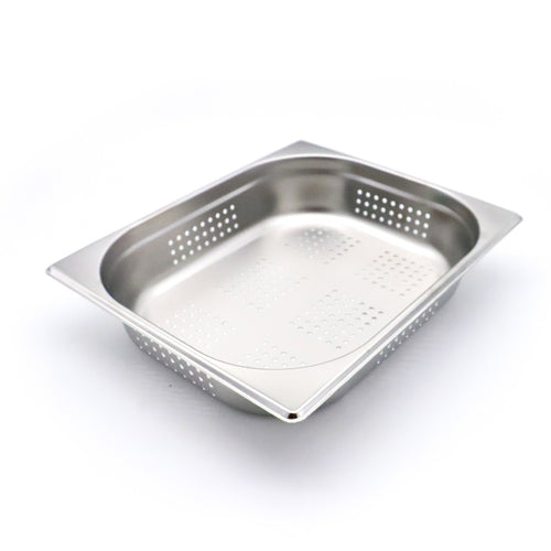 Gastronorm Bak - 1/2 GN - 6,5 cm Diep - RVS - Geperforeerd