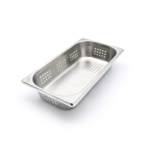 Gastronorm Bak - 1/3 GN - 6,5 cm Diep - RVS - Geperforeerd