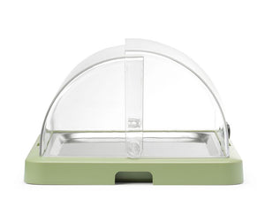 Koeldisplay met rolltop “Duo” UNIQ, HENDI, designed by Robert Bronwasser, Enkel, Groen, 460x355x(H)220mm, Rechthoekig
