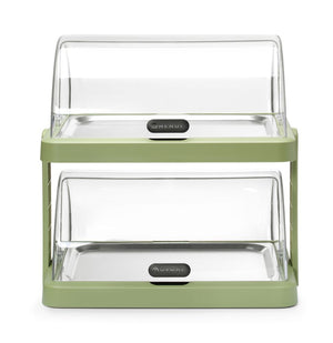 Koeldisplay met rolltop “Duo” UNIQ, HENDI, designed by Robert Bronwasser, Dubbel, Groen, 480x355x(H)480mm, Rechthoekig