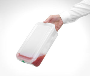 Container GN 1/4 polypropyleen, HENDI, GN 1/4, 2,8L, Transparant, 265x162x(H)100mm, Rechthoekig