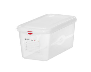 GN 1/3 container, polypropyleen, HENDI, GN 1/3, 6L, Transparant, 325x176x(H)150mm, Rechthoekig