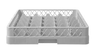 Vaatwaskorf voor glaswerk, HENDI, 25 vakken, 500x500x(H)104mm