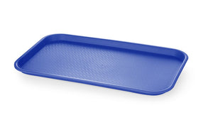 Fastfooddienblad polypropyleen GN 1/1, AmerBox, GN 1/1, Blauw, 530x325x(H)20mm, Rechthoekig