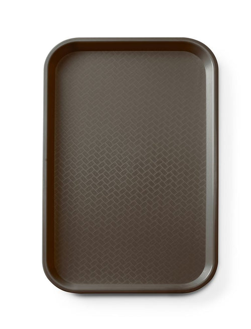Fastfooddienblad polypropyleen GN 1/1, AmerBox, GN 1/1, Bruin, 530x325x(H)20mm, Rechthoekig